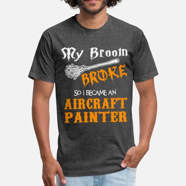 

самолет painter тенниски мужчины дизайн 100% хлопок crew neck gents подарок аутентичной весна стандартной рубашка