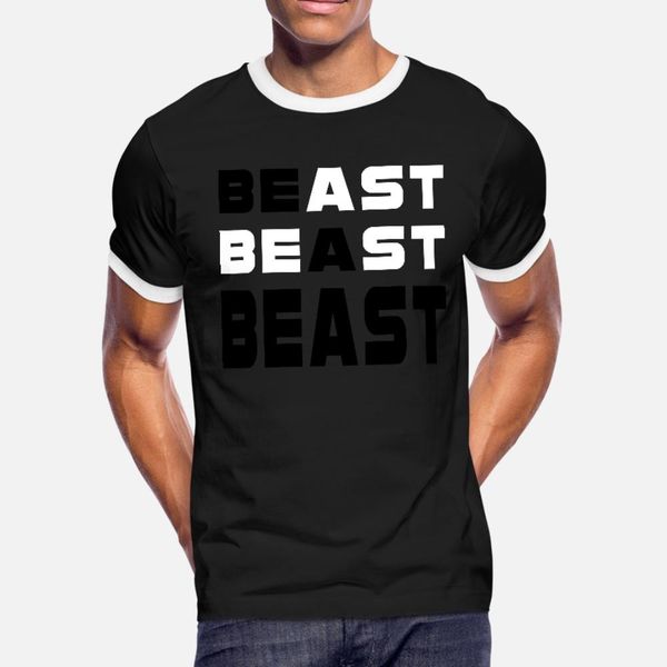 

beast t shirt men design tee shirt s-3xl homme gift fashion spring trend shirt