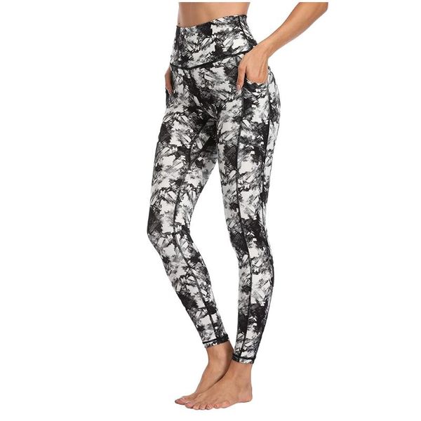 

women legging sport high waisted running gym yoga pants camouflage print leggings pocket exercise sports yoga pants #bl3, White;red