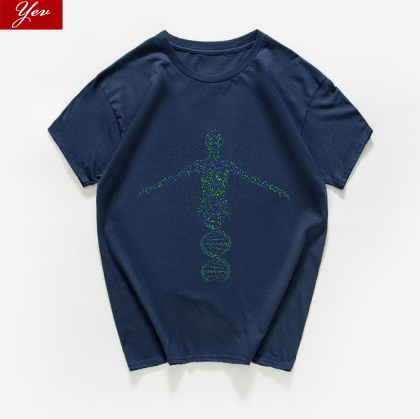 

gene men novelty sarcastic funny t-shirt men science chemistry biology streetwear t shirt men cool tee shirt homme harajuku