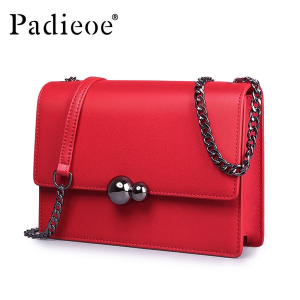 

padieoe 2020 new bags for women messenger bag leather luxury shoulder bag evening fashion crossbody purse vintage girl lady