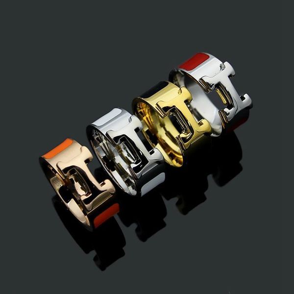 

luxury designer jewelry mens women rings rose gold silver stainless steel fashion bands mens wedding rings jewelry