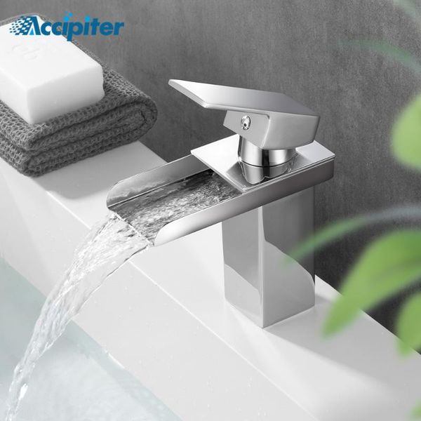 

basin sink faucet bathroom waterfall faucet chrome single handle waterfall bathroom mixer deck mounted taps