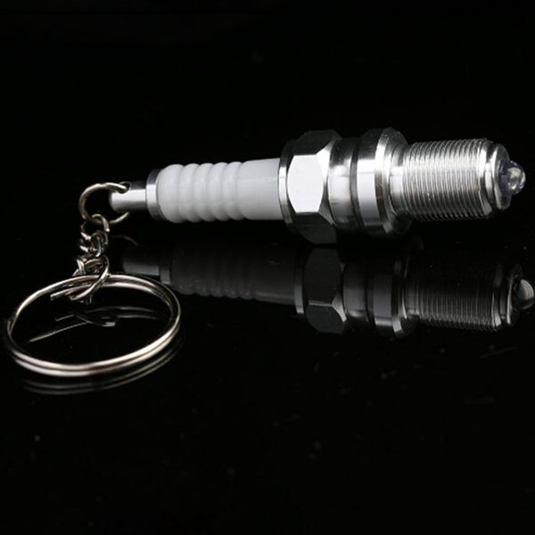 

1pcs casual led key chain key chain keychain car parts keyrings, Silver