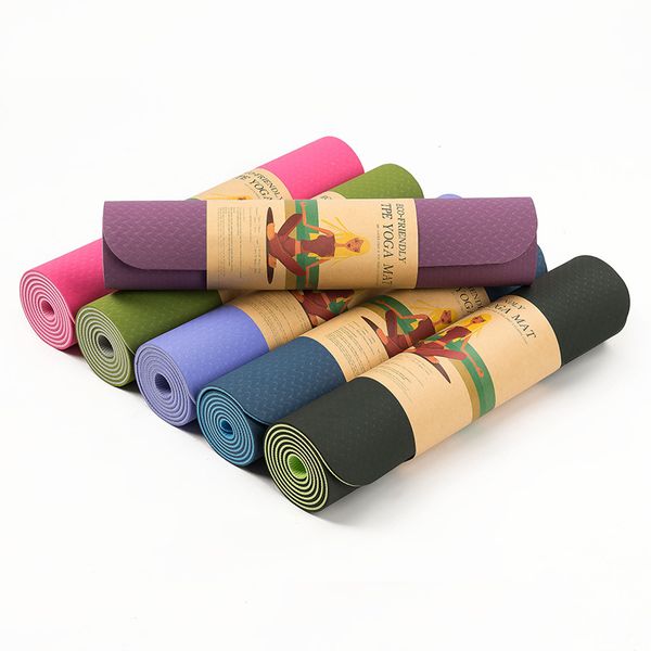 

183 * 61 * 0.6cm yoga mat home exercise fitness pilates home exercise mat