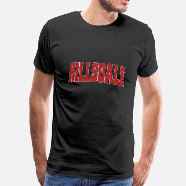 

hillsdale mi michigan varsity style usa vintage sp t shirt men designing cotton round neck kawaii cute fashion spring standard shirt