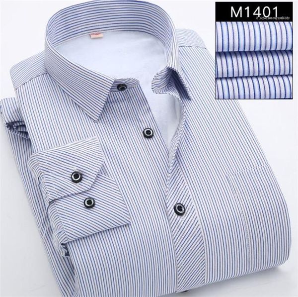 

дизайнер одежды mens полосатый pluse размер повседневный пожилые люди осень wintetr плюс бархатной толстые keep warm рубашка самцы, White;black