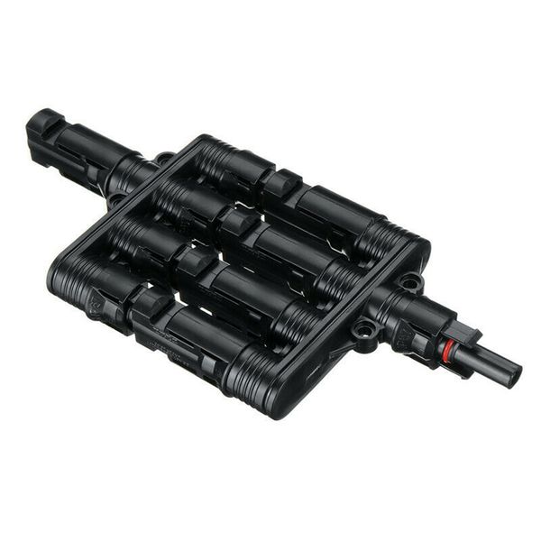 

male to female cable coupler combiner 4 way solar panel t branch connector