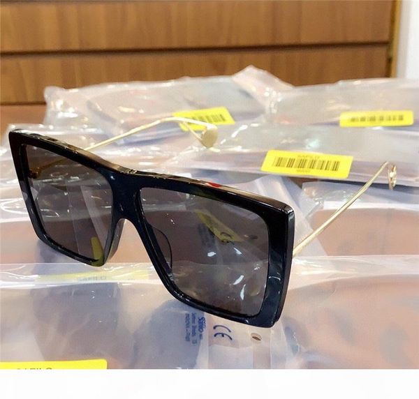 

men black pilot sunglasses 0270s fashion brand sun glasses new with box, White;black