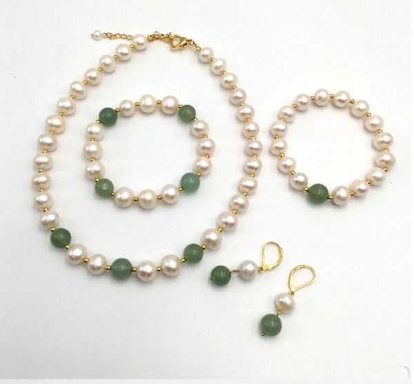 

csxjd freshwater pearl natural stone simple necklace 2020 new, Silver