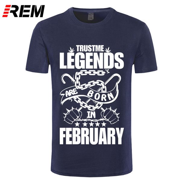 

rem t shirt men legends are born in february t-shirt men online shirts with tshirt birthday gift clothes