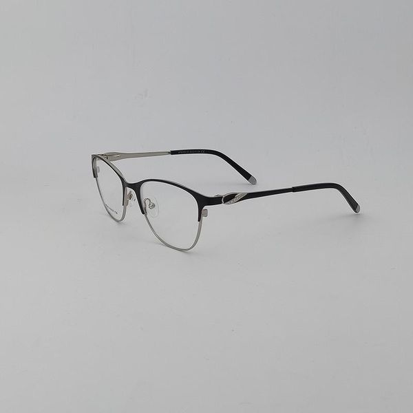 

2020 new design fashion glasses frame alloy brand designer full frame glasses frame for women multi color options, White;black