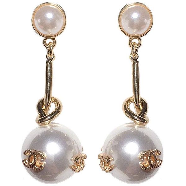 

fashion designer jewelry earrings women wedding earrings white pearl big earings flower earring, Golden