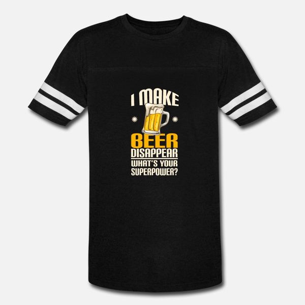 

beer t shirt men famous 100% cotton round collar homme famous fashion spring outfit shirt