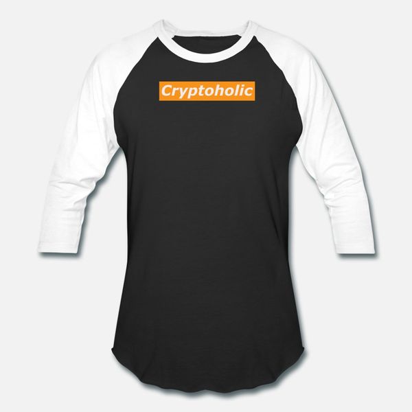 

cryptoholic i bitcoin and crypto lover t shirt men printed tee shirt round collar vintage famous fashion summer style formal shirt