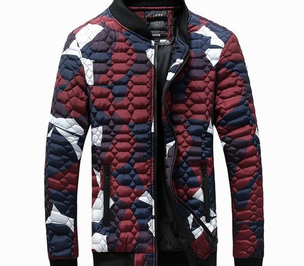 

camouflage warm thick jacket for men winter autumn male classic parka overcoat cotton padded snow coat long fashion mens, Black