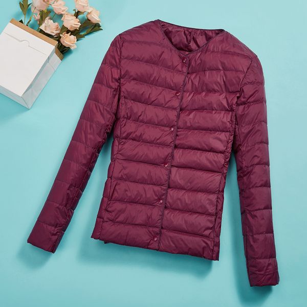 

2020 winter womens down jacket ultra light duck down coat short autumn warm jacket female slim short plus size 3xl 4xl, Black;brown