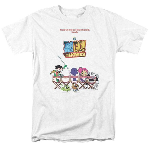 

Teen Titans Go to the movies poster licensed adult T shirt