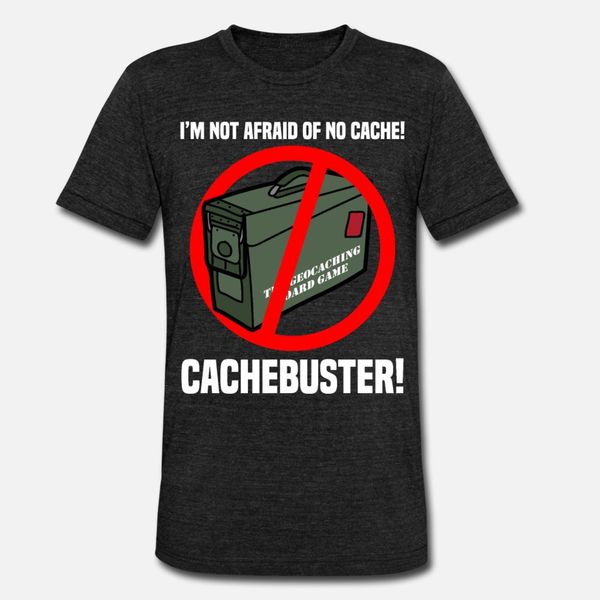 

cachebuster geocaching t shirt men printed tee shirt s-3xl letter anti-wrinkle authentic summer family shirt