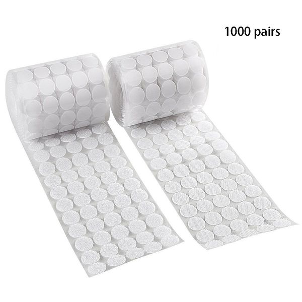 

1000 pairs self adhesive dot tapes school stationery hook magic loop sticky back