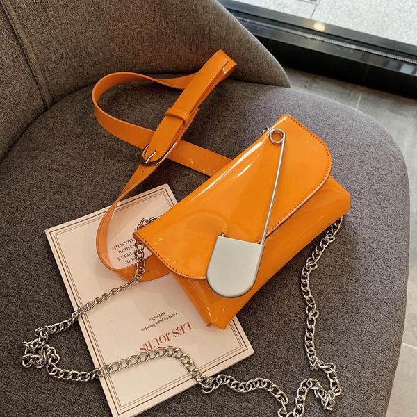 

web celebrity street purse bag for women 2020 new style style big pin single shoulder cross-body bag fashion chest for women