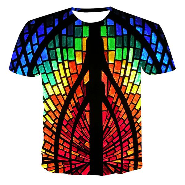 

summer stitching print print men 3d print shirts comics horror kawaii men clothing