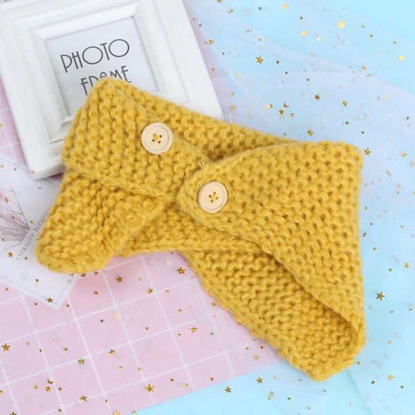 

1pc fashion girls boys crochet knitting neck warmer winter scarf cloak collar button shawl handmade knitted wool neck scarves, Blue;gray