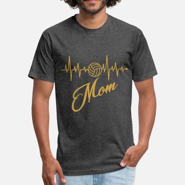 

volleyball mom heartbe shirt netball mom cool gift t shirt men printed cotton s-3xl unique gift humor summer novelty shirt