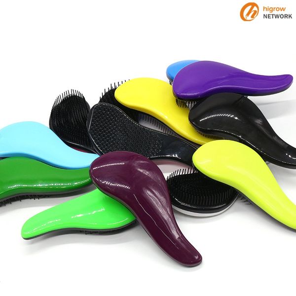 

новый салон elite клубок detangling щетка для волос портативной магии антистатического tt comb probucts волоса detangle расчесывание волосы, Silver