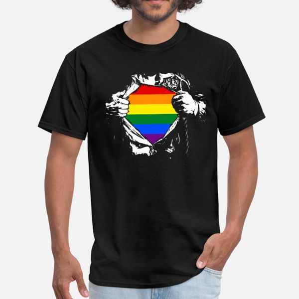 

gay pride t shirt men customize 100% cotton crew neck normal crazy new fashion summer style trend shirt