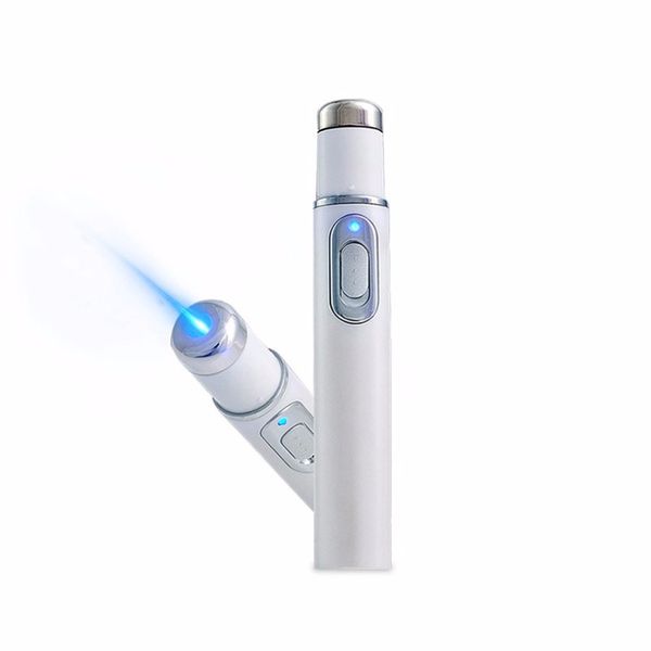 

blue light therapy acne laser pen soft scar wrinkle removal treatment device skin care beauty equipment kd-7910