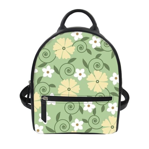 

backpacks print flower pattern custom patterns women's luxury bagpack casual anti theft backpack for ladies travel backpack