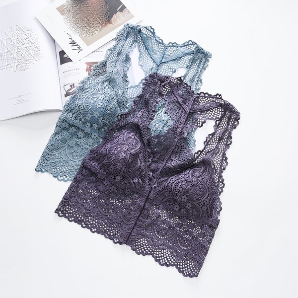 

only a bra, full lace brassiere with pad,front button 8 breasted ultrathin women underwear underwired transparent bras, sexy, Red;black