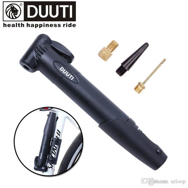 

duuti multi-functional portable bicycle cycling bike air pump tyre tire ball double stroke gas mouth bicycle pump accessories 2519003