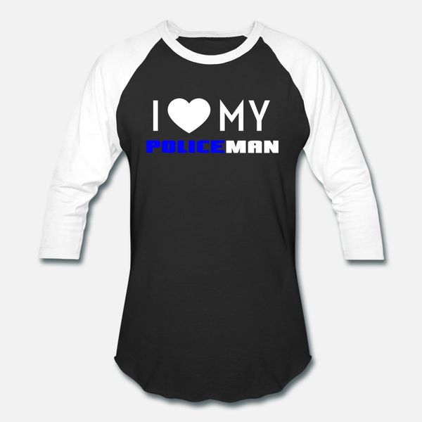 

i love my policeman wife police girlfriend t shirt men designing cotton s-xxxl vintage sunlight casual spring pictures shirt