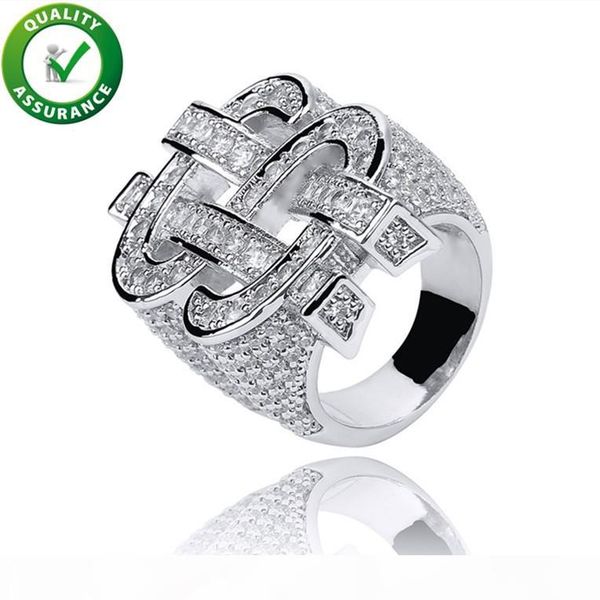 

luxury designer jewelry men rings hip hop iced out love ring engagement wedding diamond ring gold silver designer style charms $ accessories