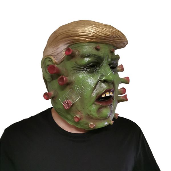

us president mr.donald trump latex mask designer full face masks costume party halloween overhead mask skull trump character mask newd81706
