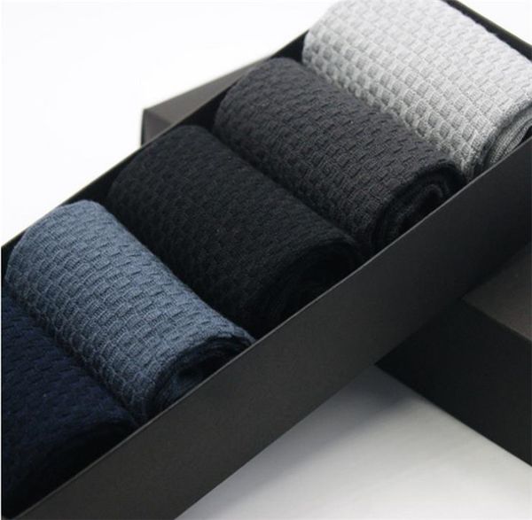 

man mid-length deodorant business socks sweat absorbent solid color sport sock man high fashion breathable underwears, Black