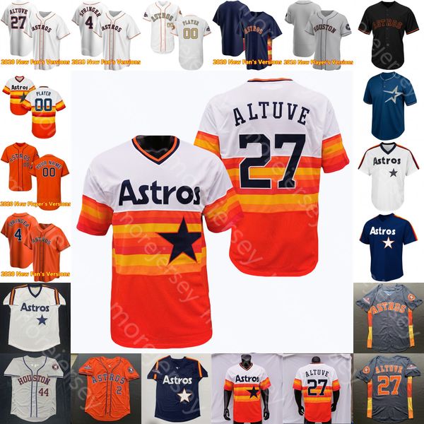 

2020 new houston jersey cristian javier dustin garneau martin maldonado myles straw kyle tucker nolan ryan yordan alvarez verlander altuve, Blue;black