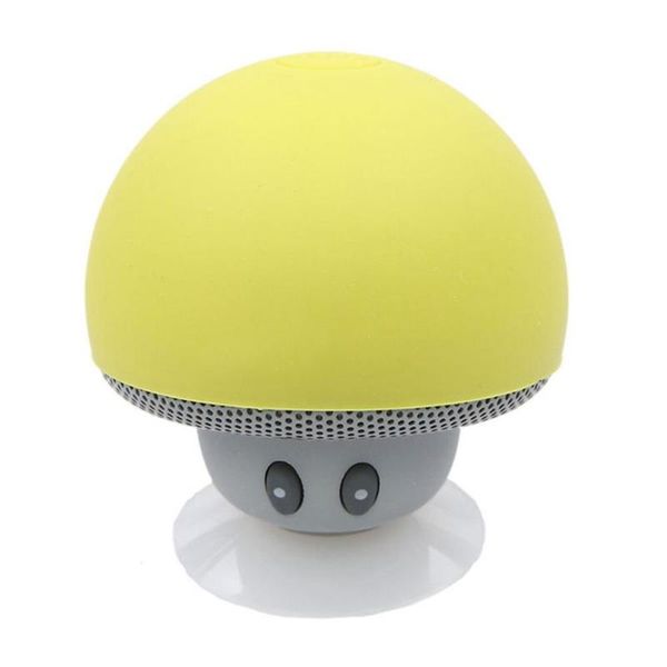 

mini wireless speaker mushroom portable waterproof shower stereo subwoofer music player for android car