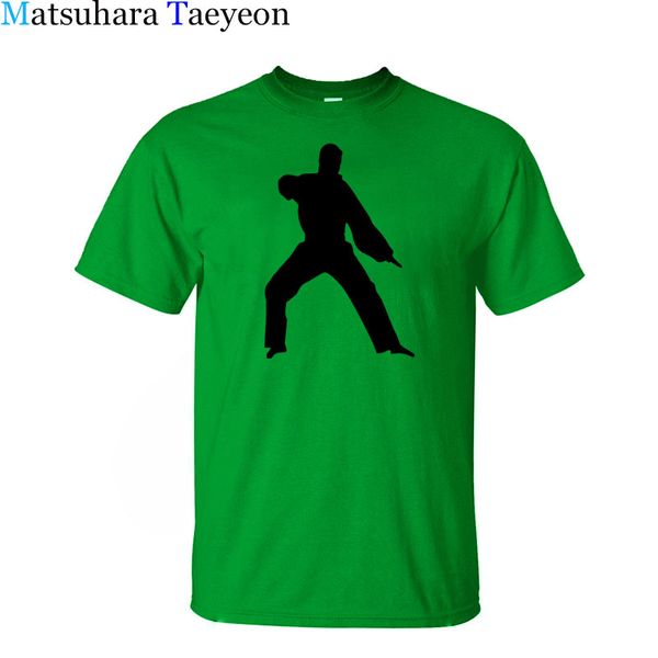 

boy karate taekwondo summer cotton t shirt men's casual short sleeve o-neck t-shirts