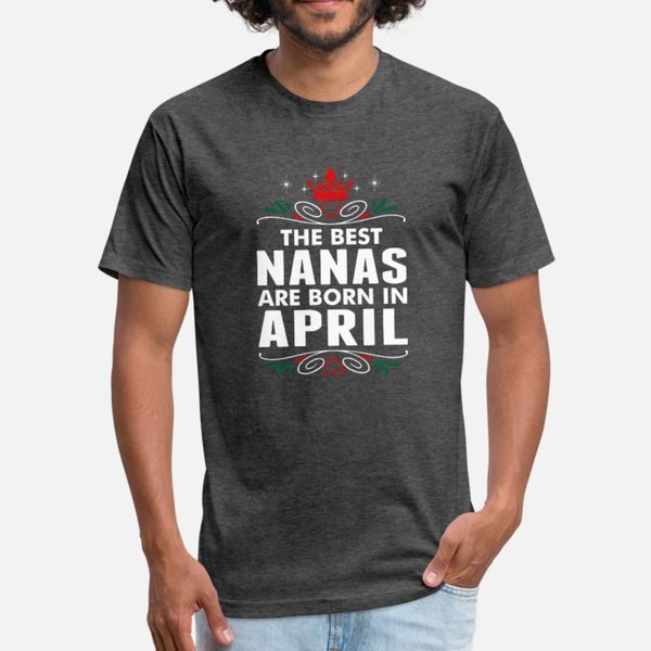 

лучшие nanas родились в апреле тенниски люди создают с коротким рукавом s-xxxl тонкого подарковым дышащего весна новизна рубашки