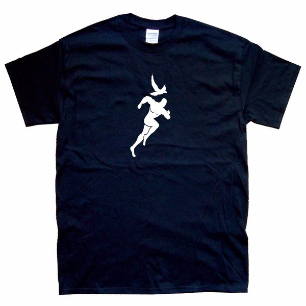 

straight o-neck short sleeve summer tees shirt tees plus size t-shirt runner man sporter new design cartoon t shirts