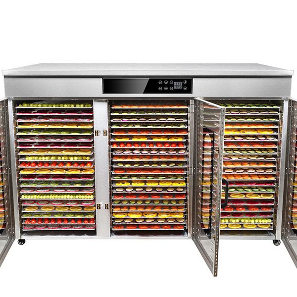 

60 trays dehydrator snacks dehydration dryer fruit vegetable meat drying machine stainless steel 220v /110v