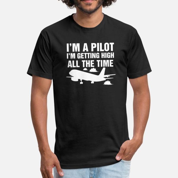 

pilot авиатор gift i aircraft авиации lover тенниска мужчин проектирование с коротким рукавом размер s-3xl джентльмены интересное новая мода
