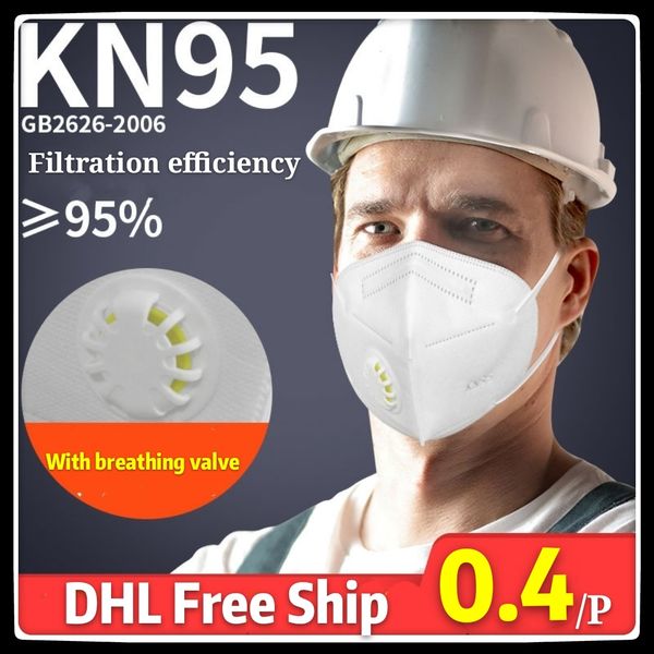

The lowest price of the whole network Kn95 mask with breathing valve five-layer protection safety PM2.5 breathable mask