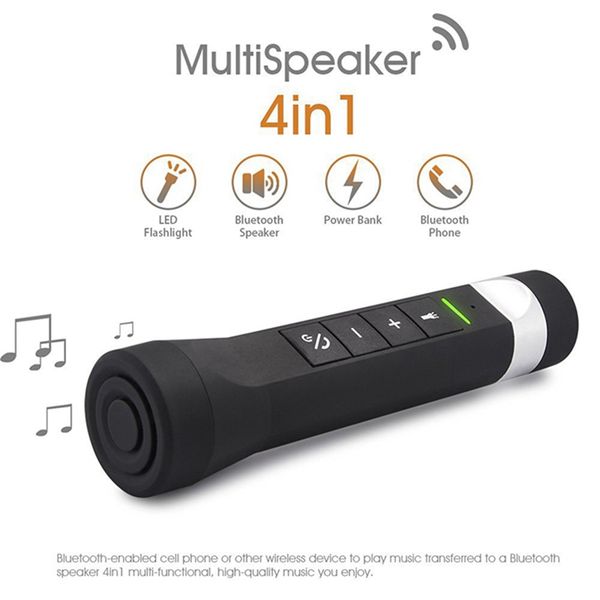 

outdoor wireless bluetooth speaker torch power bank support tf fm wxtb