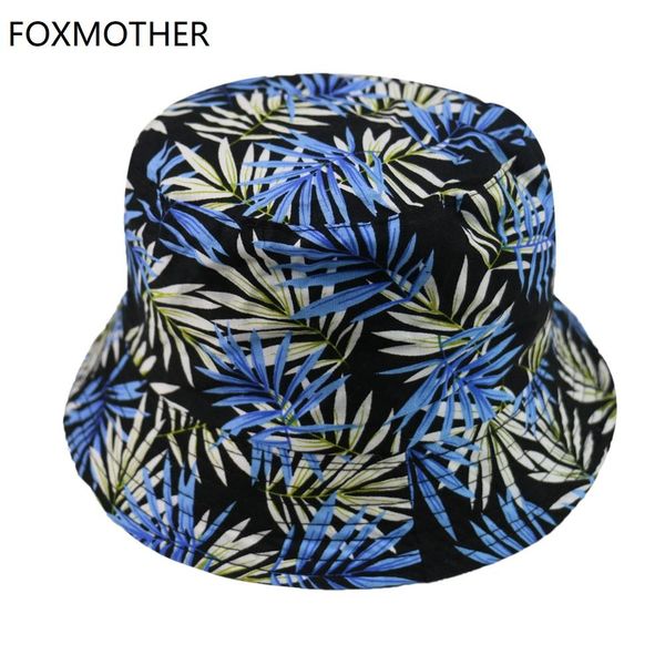 

new sun hats bucket blue hat fisherman tropical women outdoor beach green summer leaves men foxmother hvcug garden2010, Black;white