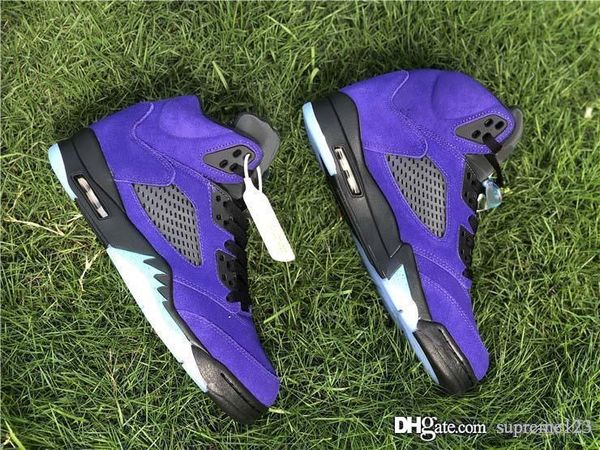 

air аутентичная 5 alternate винограда мужчины баскетбол обуви 5s grape ice black спортивная обувь clear new emerald замша man спорт кроссовк