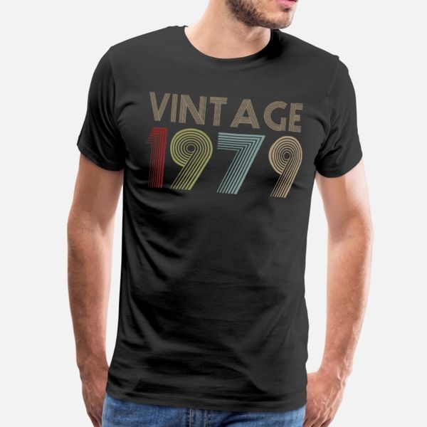 

40th birthday gift idea vintage 1979 t shirt men print cotton euro size s-3xl fit interesting funny summer original shirt